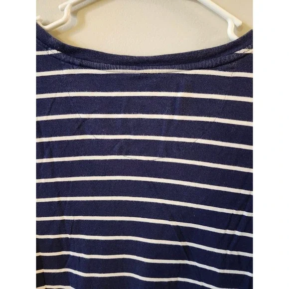 Berkley Jensen Relaxed Fit Pocket Tee Men's Size XXXL Blue/ White - Picture 5 of 6